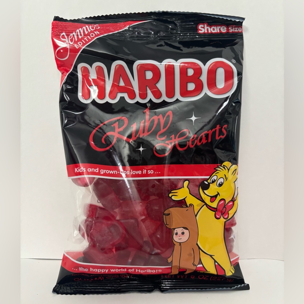 BlackPink Jennie & Haribo Collaboration Limited Edition Ruby Hearts Gummie Candy